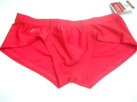 Fashion Care 2u Um066 Red Thong Enhance Bulge Pouch Cheek Boxers Sexy