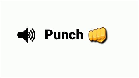 Sound Effect Punch Sound Effect Tinju Youtube