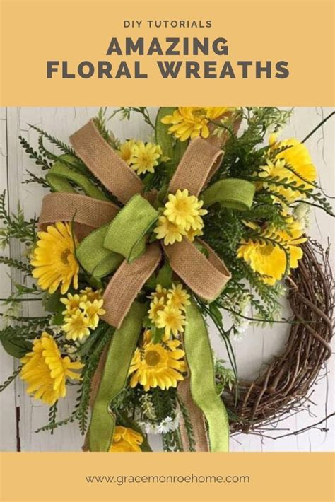 Grace Monroe Home Wreath Tutorials Diy Wreaths How To Make A