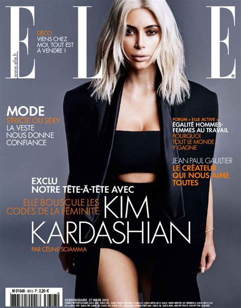 Kim Kardashian More Photos From Elle Magazine France March 2015