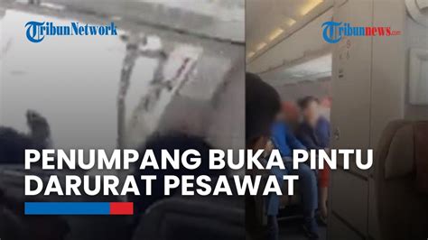 Bikin Panik Penumpang Sengaja Buka Pintu Darurat Pesawat Asiana