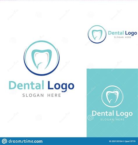 Dental Logo Logo For Dental Health And Logo For Dental Care Using A