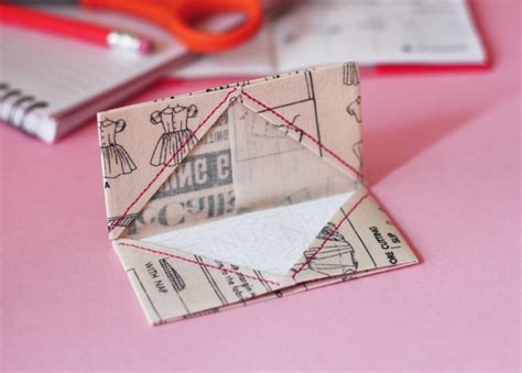How To Fabric Origami Business Card Holder Make