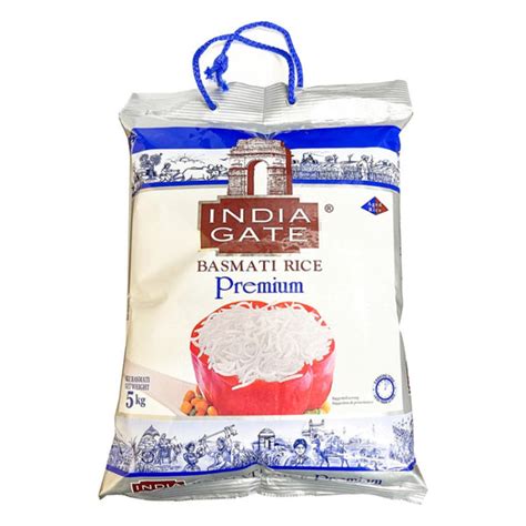 India Gate Premium Basmati Rice India 5kg Kobe Spice