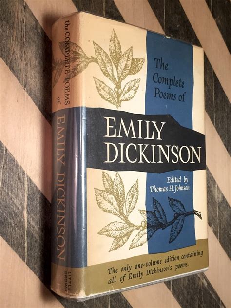 the complete poems of emily dickinson 1960 hardcover book