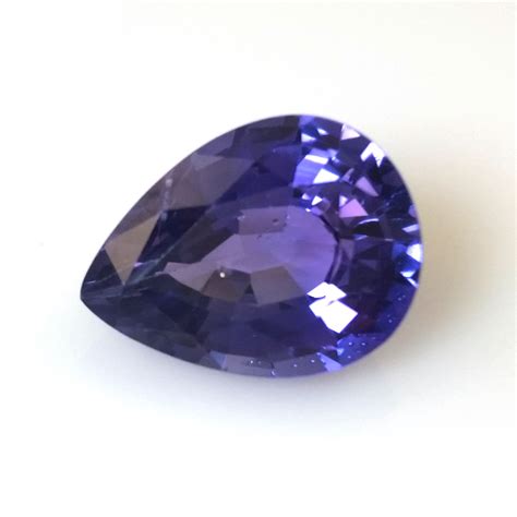 Gemstones-2.36 CARAT CEYLON VIOLET SAPPHIRE PEAR SHAPE 9.5X7.1 MM- 2.36 ...