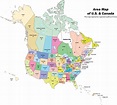 Printable United States And Canada Map - Printable US Maps