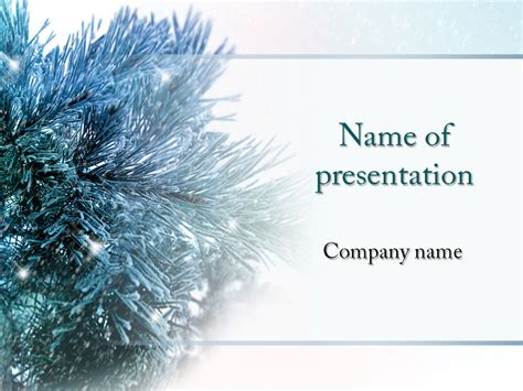 Download Free Winter Tree Powerpoint Template For Your Presentation