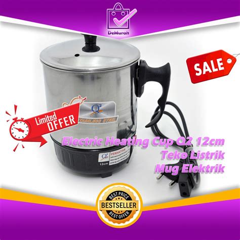 Jual Electric Heating Cup Q Cm Teko Listrik Mug Elektrik