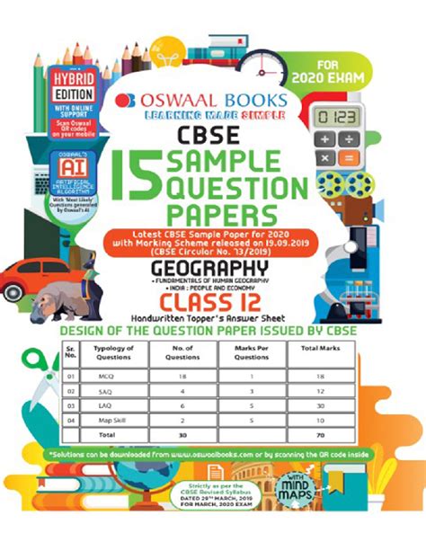 Solved icse computer applications model question papers. Download Oswaal CBSE Sample Question Paper-5 For Class XII Geography (For March 2020 Exam) by ...