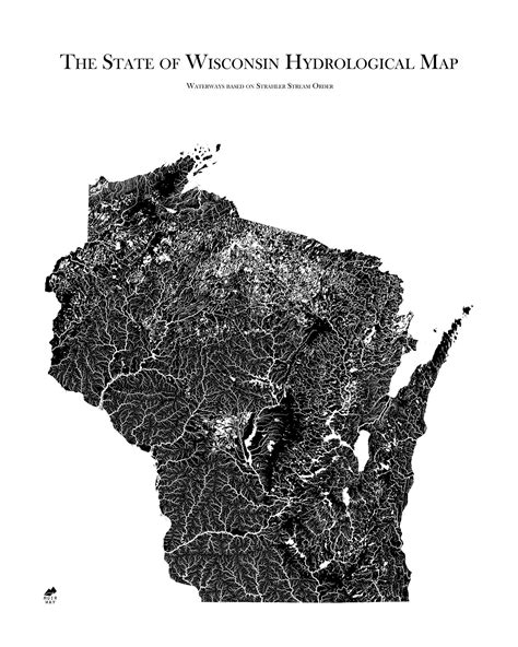 Wisconsin Hydrological Map Map Of Michigan Wisconsin Us Map