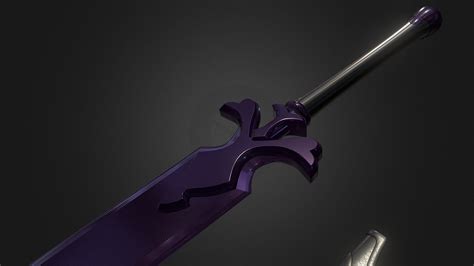 Night Sky Blade Sword Art Online Download Free 3d Model By Insomnia