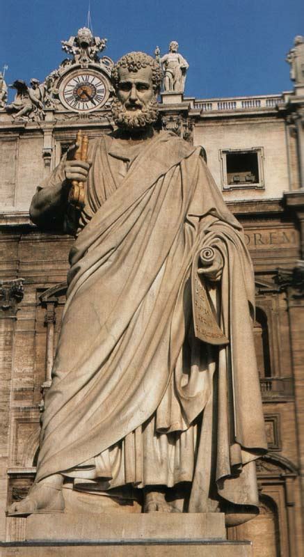 The deposit agreement entered into with the city of st. St. Peter's Square - Statue of St. Peter