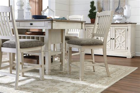Bolanburg White And Gray Rectangular Counter Height Dining Table From