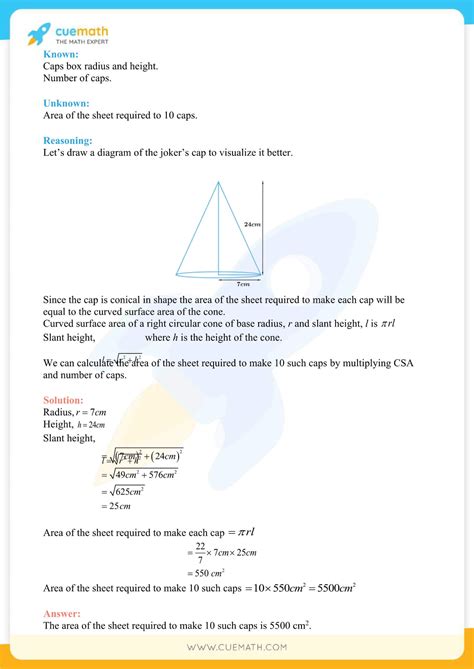 Ncert Solutions Class 9 Maths Chapter 13 Surface Areas And Volumes