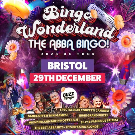 Abba Bingo Wonderland Bristol Tickets On Friday 29 Dec Bingo