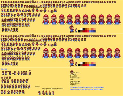 The Ultimate Smas Smb1 Styled Modern Mario Sprites By Zhuguli232 On