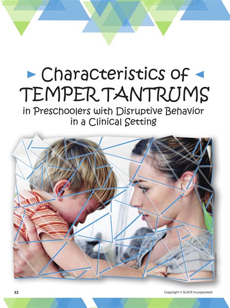 Pdf Characteristics Of Temper Tantrums In Preschoolers With