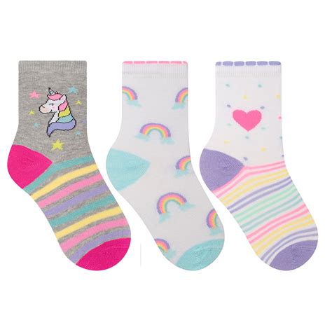 Kit 6 Meias Infantil Selene Algodão Menina Div Estampas Shopee Brasil