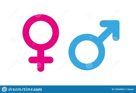 Female And Male Sex Icon Stock Illustration Illustration Of