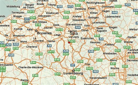 Spa Belgium Map Elamp