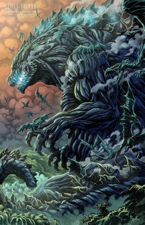 Matt Franks Godzilla Planet Of The Monsters Art Is Massive