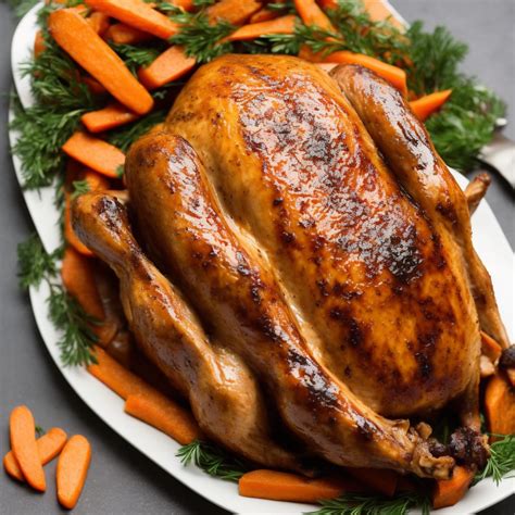 Brown Sugar And Spice Glazed Turkey With Candied Carrots Recipe