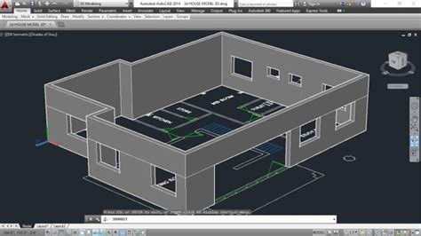 Make Autocad Plans Of Your House And Their 3d View By Zamil007