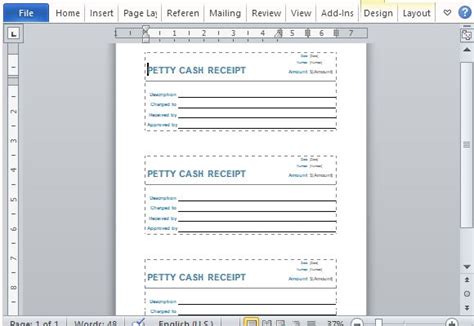 Maybe you would like to learn more about one of these? Petty Cash Receipt Form for Word