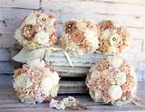 Images of Blush Fabric Flowers