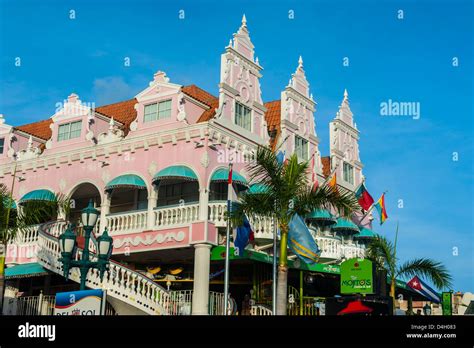 Downtown Oranjestad Capital Of Aruba Abc Islands Netherlands
