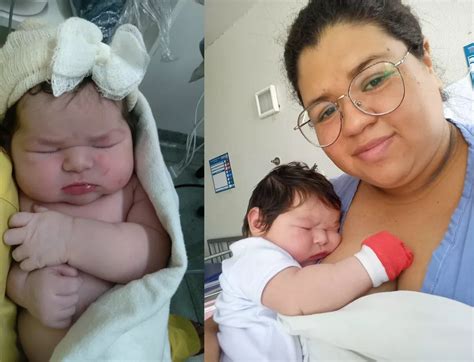 mulher que estava grávida na hora de dar à luz a filha de quase 5kg jornal de brasília