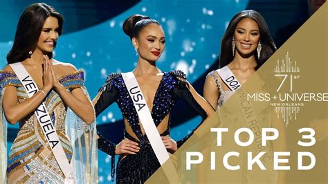 71st Miss Universe Top 3 Picked Miss Universe 🥇 Own That Crown