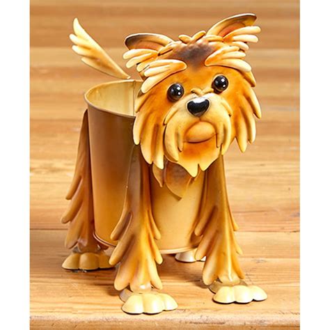 The Lakeside Collection Adorable Dog Breed Planters Yorkie Walmart