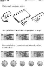 Znalezione Obrazy Dla Zapytania Monety I Banknoty Karty Pracy
