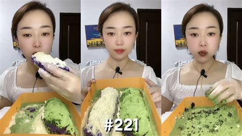 Asmr Purple Powdery Ice Cake With Powder｜finish All Ice Asmr 221 Youtube