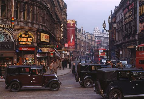 Street Scene In London 1949 ~ Vintage Everyday