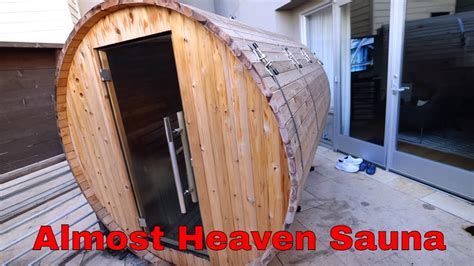 I Tried A Costco Sauna By Almost Heaven Barrel Finnish Youtube