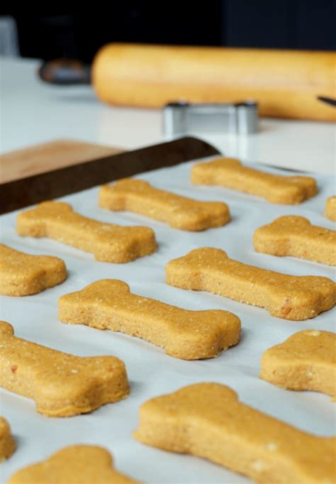4 Ingredients Homemade Dog Treats Baking For Friends