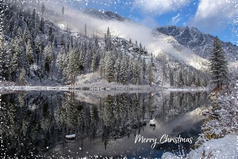Christmas In The Tumwater Canyon Photograph By Lynn Hopwood Fine Art
