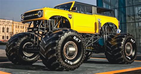 Monster Ford Bronco Truck Render