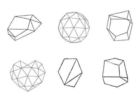 Free Vector Geometrical Shape Set Download Free Vector Art Stock
