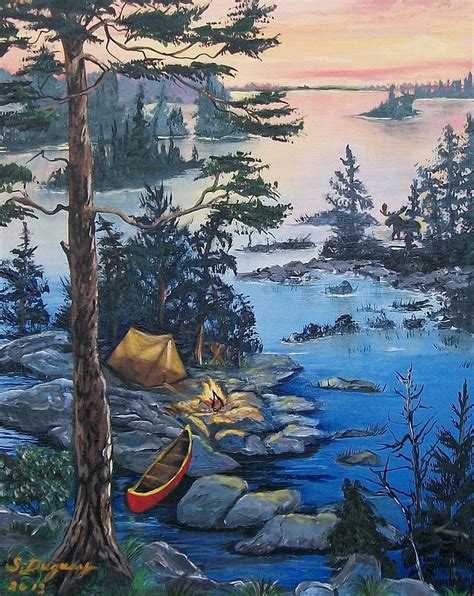 Wabigoon Lake Memories Painting By Sharon Duguay Pixels