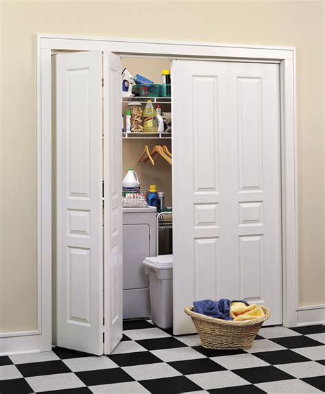 Avalon Bi Fold Closet Doors Traditional Laundry Room Sacramento