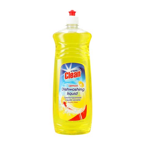 At Home Clean Ultra Dishwashing Liquid 1ltr Lemon At Home Essentials
