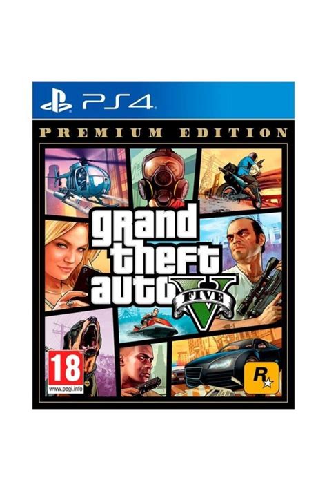 Rockstar Grand Theft Auto V Premium Edition Ps4 Oyun Gta 5