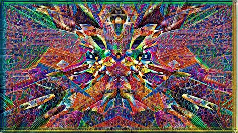 Trippy Visuals Super High Tek Psychedelic Art Facemelter