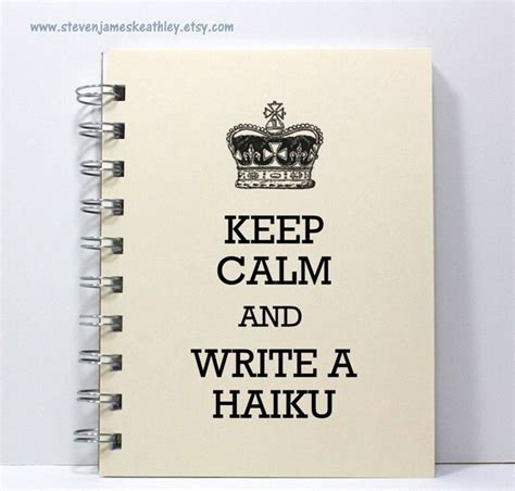 Items Similar To Haiku Poetry Journal Notebook Sketch Book Diary Keep