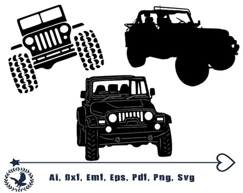 Jeep Silhouette Svg 2041 Popular Svg File Free Svg Animation Library