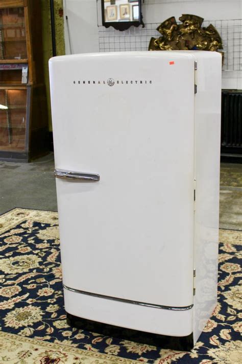 Sold Price Vintage 1950 General Electric Space Maker Refrigerator